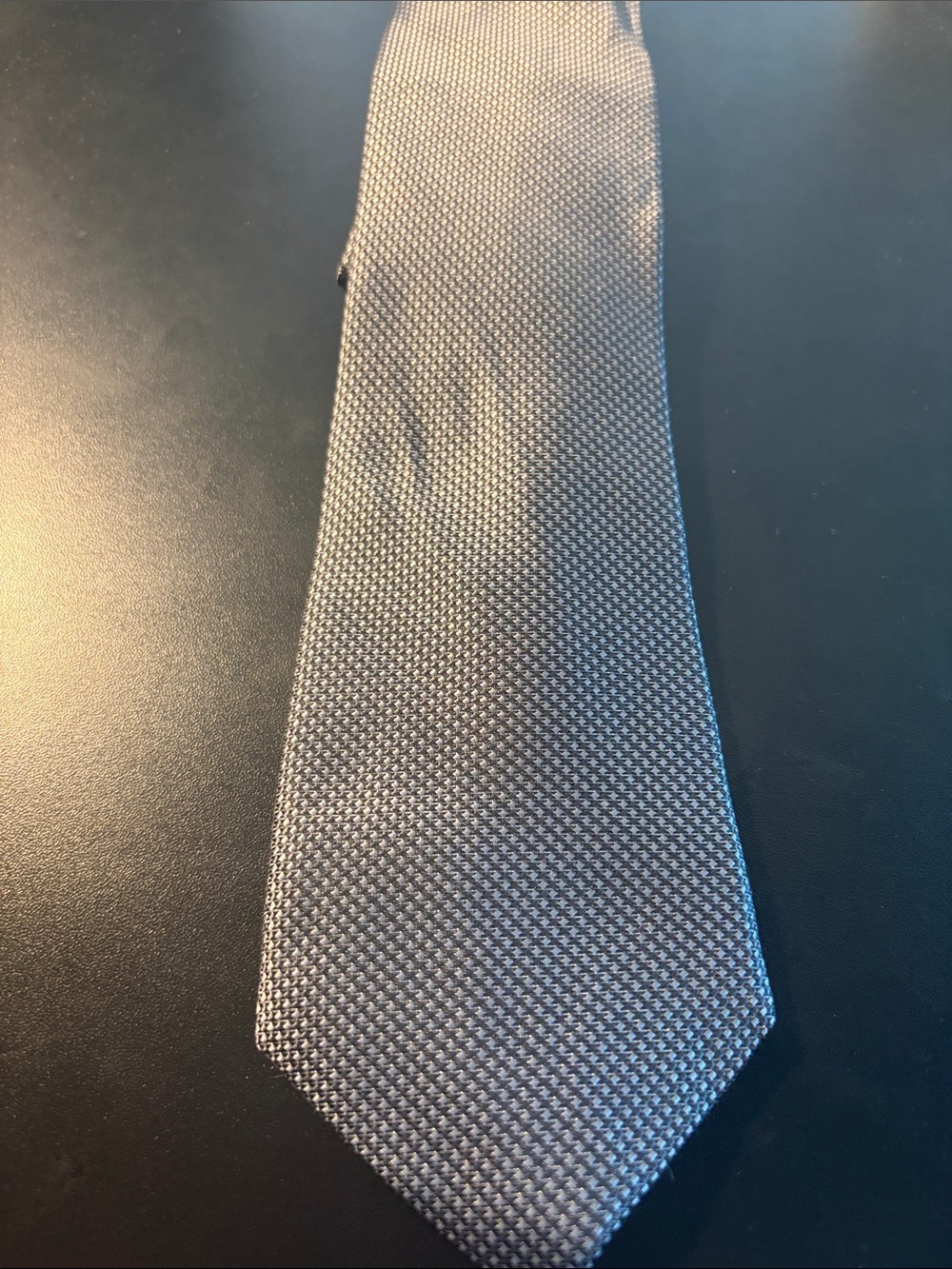 Michael Kors Silver-Gray Textured Men's Tie